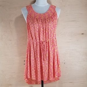 🦋Free People Knit Sleeveless Pink Blouse Size M